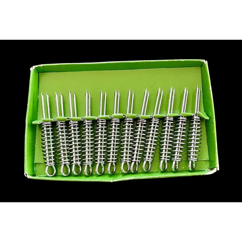 Corn Hors D'oeuvres Little Pick Holders Stainless Silver 12 Piece Set- Japan New